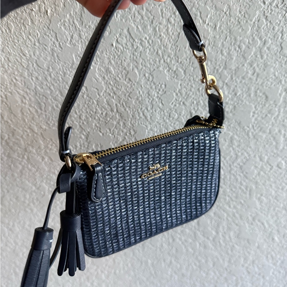 Coach straw leather nolita 15 mini purse - Picture 2 of 4